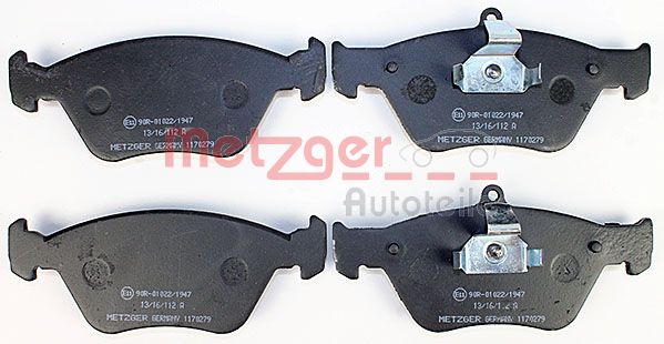 METZGER 1170279 Bremsbelagsatz, Scheibenbremse